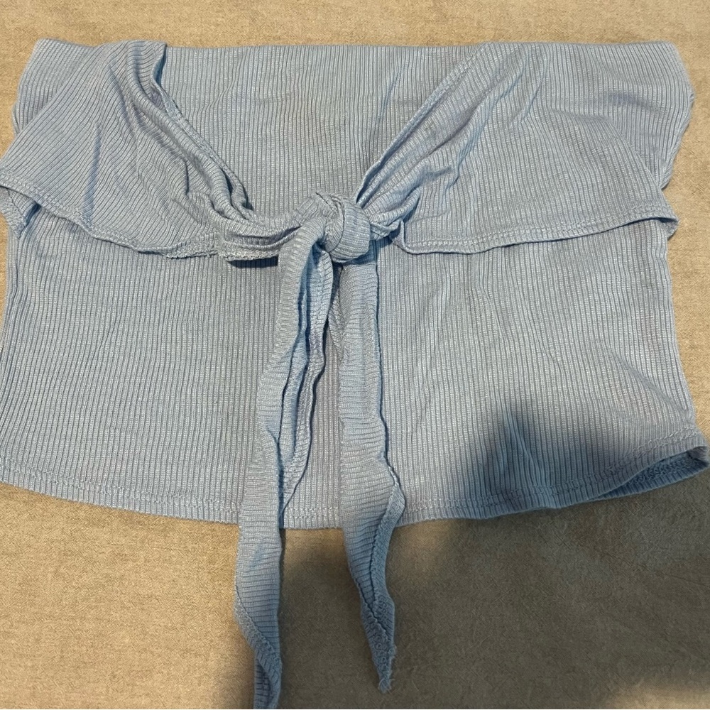 Forever 21 Tie-Front Tube Top